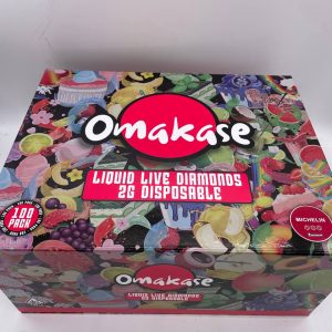 Omakase 2g Live Resin Disposable vape cart is a premier thc product that blends the ease of use of a disposable vape pen with high quality flavors.